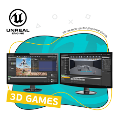 Unreal Engine 4. Игровой движок - КИБЕРшкола программирования для детей, компьютерные курсы для школьников, начинающих и подростков - KIBERone г. Сокуры