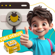 Тестирование & Vibe Debug. Охотники за багами - КИБЕРшкола программирования для детей, компьютерные курсы для школьников, начинающих и подростков - KIBERone г. Сокуры