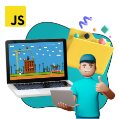 Программирование на JavaScript. Учимся создавать игры! - КИБЕРшкола программирования для детей, компьютерные курсы для школьников, начинающих и подростков - KIBERone г. Сокуры